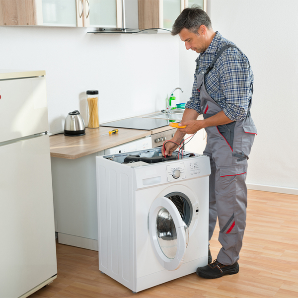 can you walk me through the steps of troubleshooting my washer issue in Farmington